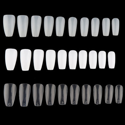 Long Ballerina False Nails Full Coverage