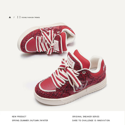 Women's Creative All-match Printed Flat Sneakers
