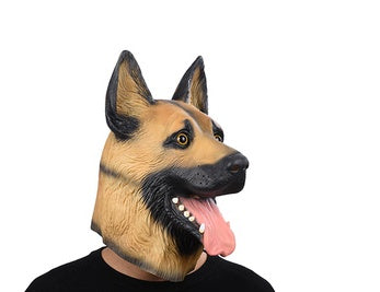 Halloween Cartoon Horror Animal Police Dog Mask