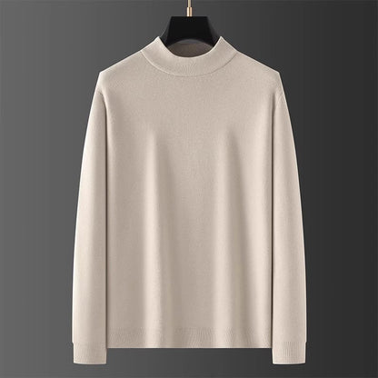 Men's Half High Neck Slim Fit Sweater