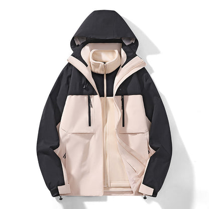 Men's And Women's Three-in-one Spring And Autumn Windproof