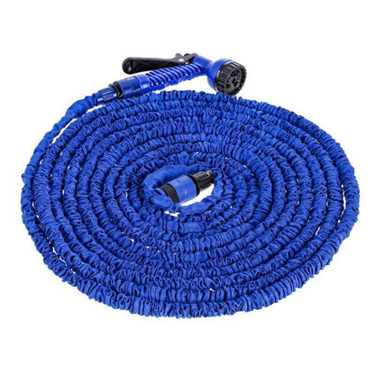 Telescopic Latex Water Hose with High-Pressure Spray Gun