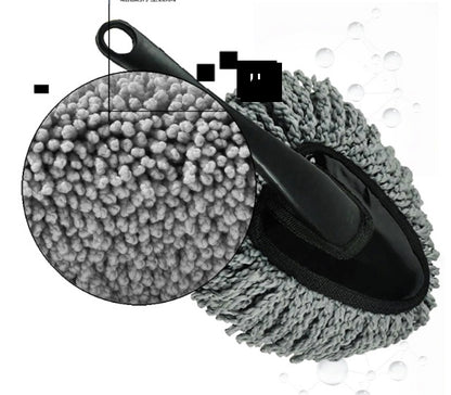 DETACHABLE MINI SOFT CAR CLEANING SUPPLIES MICROFIBER DUSTER INTERIOR CLEANER