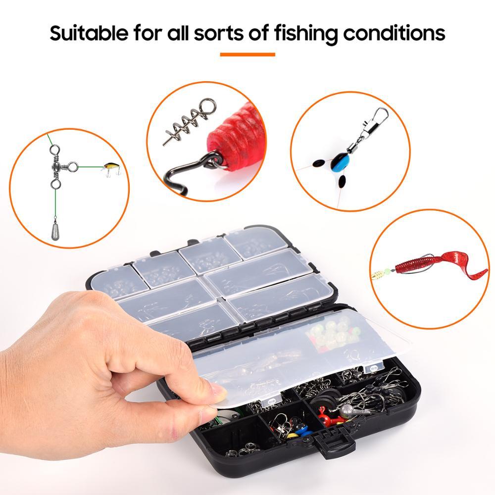 246-Piece Sea Fishing Accessories Set with Storage Box