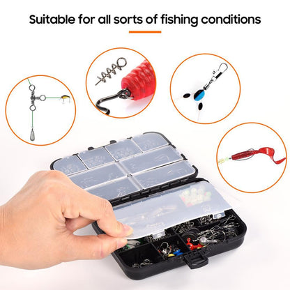 246-Piece Sea Fishing Accessories Set with Storage Box