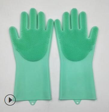 Silicone Heat-Resistant Scrubbing Gloves