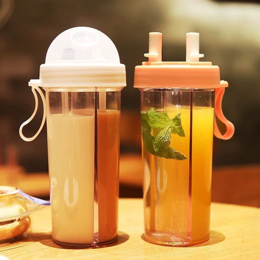 Double Drink Water Cup Bottle Kitchen Gadget