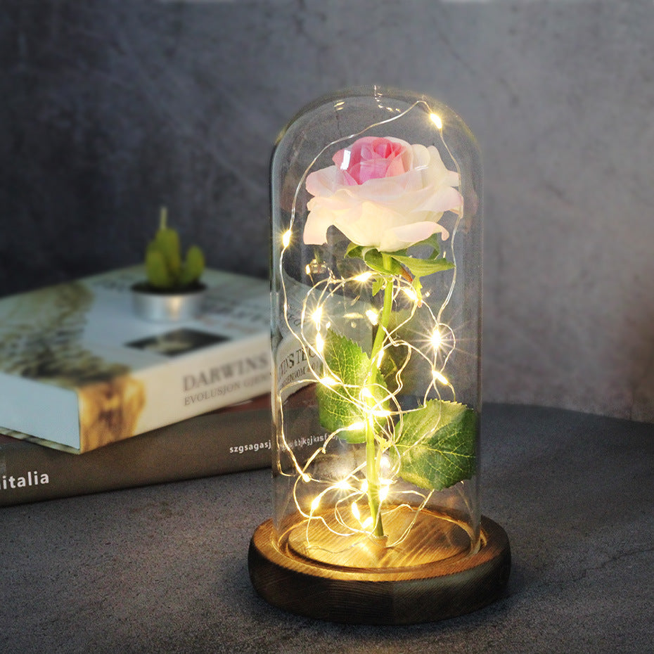 Enchanted Forever Rose LED Christmas Decor