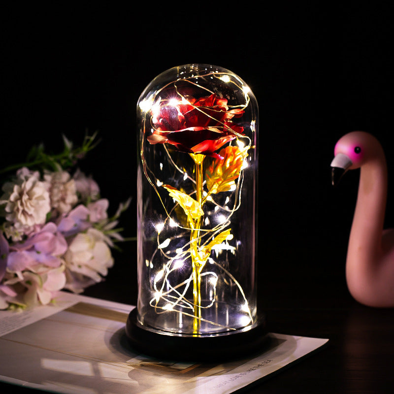 Enchanted Forever Rose LED Christmas Decor