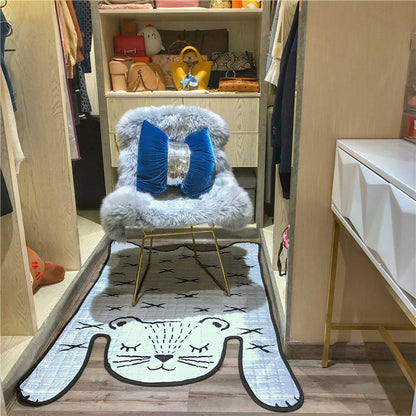 Baby Play Mat, White Tiger Rug