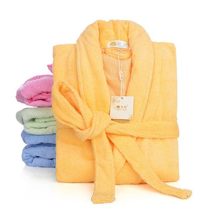 Cotton Winter Bathrobe Quick-dry Thickened