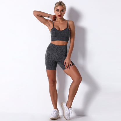 Seamless Sexy Strap Yoga Clothes