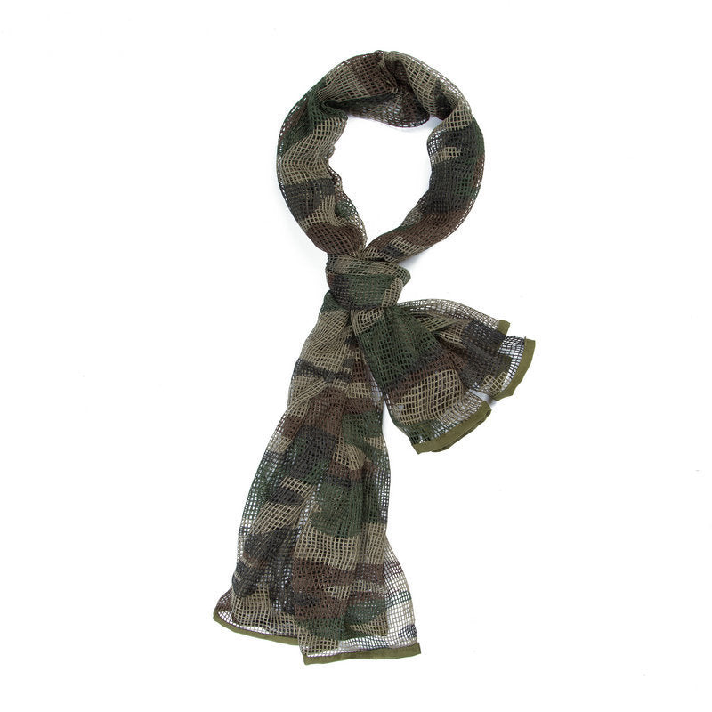 Men's Long Camouflage Outdoor Breathable Scarf