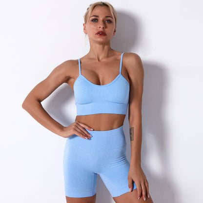 Seamless Sexy Strap Yoga Clothes