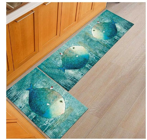 Floor mats, non-slip, oil-proof, household machine washable door mats