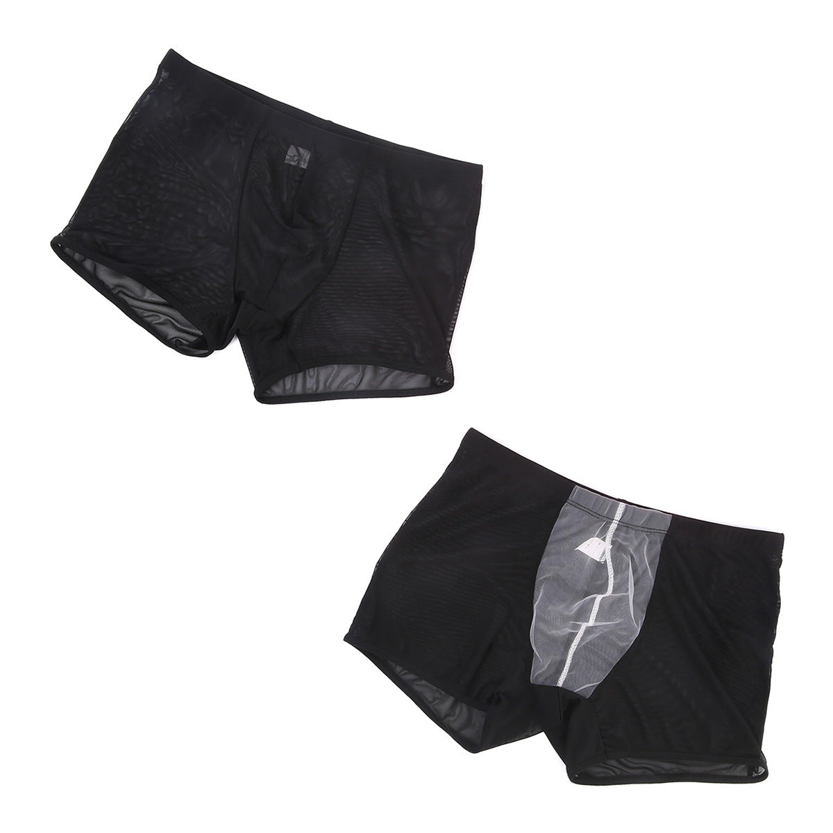 Men's Lace Mesh Boxer Briefs Summer Thin
