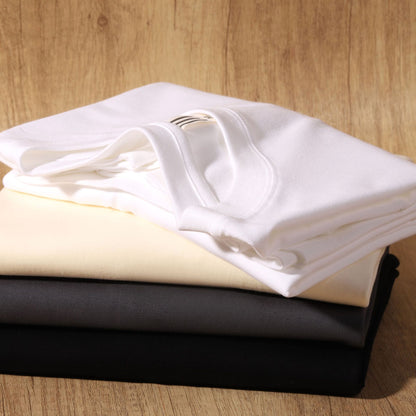 Cotton Loose Round Neck Long Sleeve T-shirt Bottoming Shirt For Men