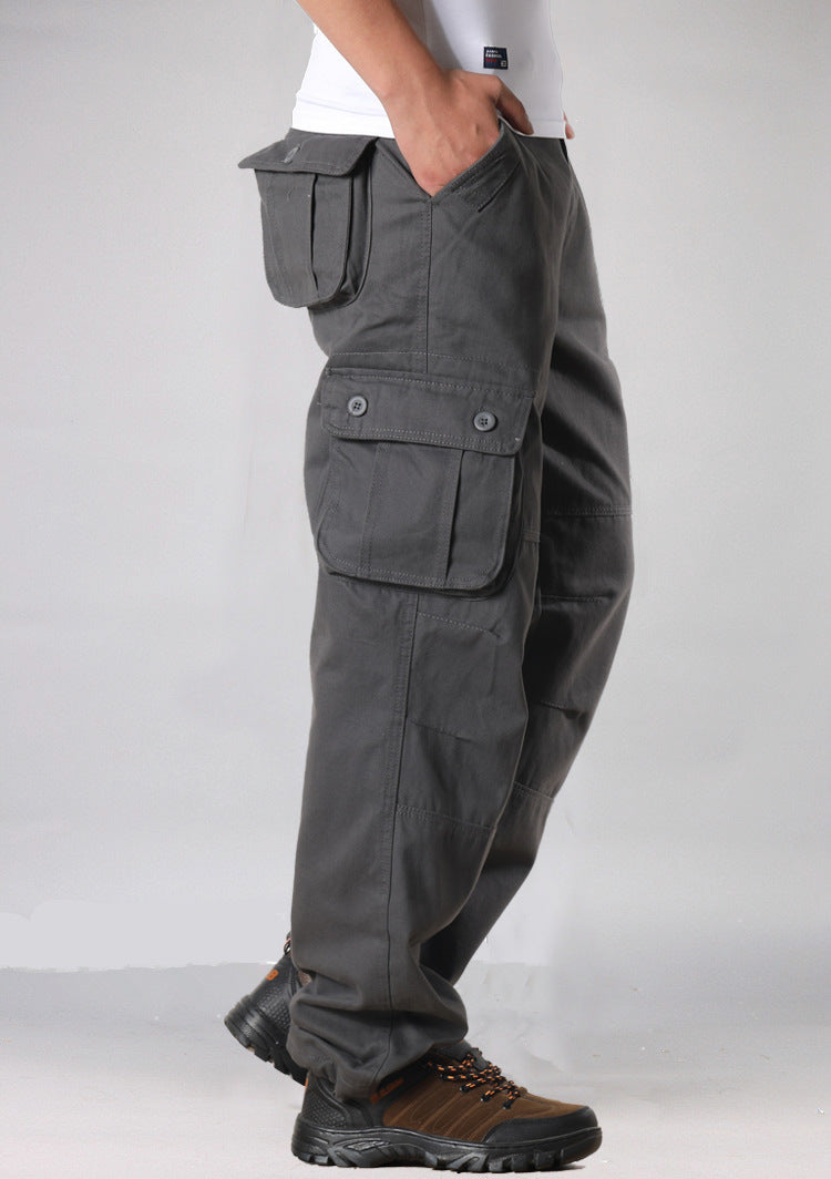 Multi-pocket Men's Loose Labor Protection Pants