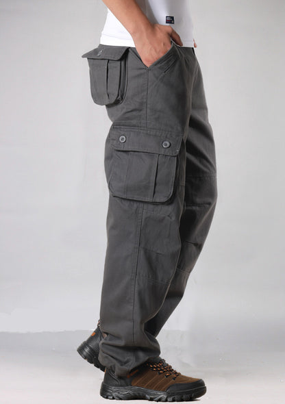 Multi-pocket Men's Loose Labor Protection Pants