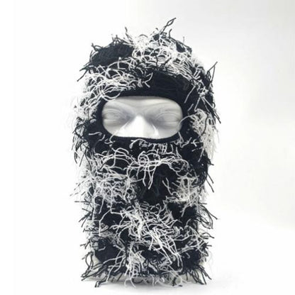 Camouflage Knitted Wool Hat for Men and Women