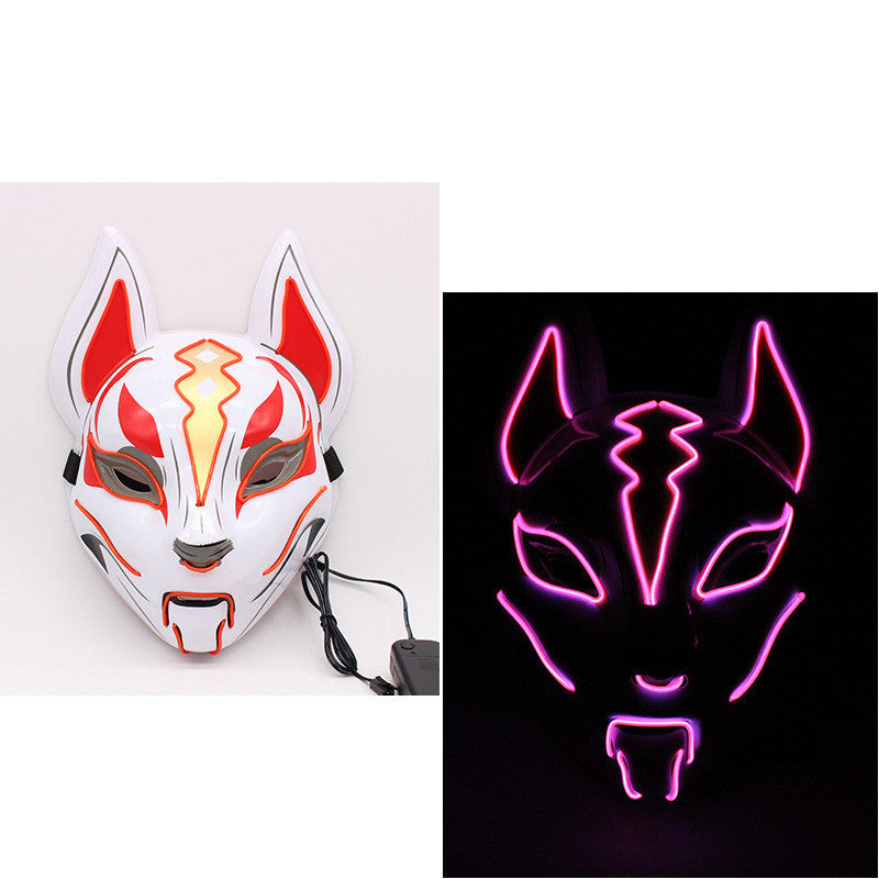 Glowing Cat Face Mask Demon Slayer Cosplay Props