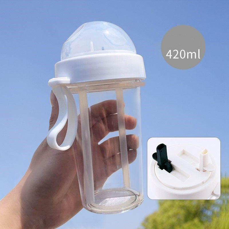 Double Drink Water Cup Bottle Kitchen Gadget