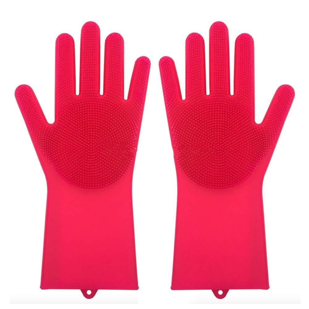 Silicone Heat-Resistant Scrubbing Gloves