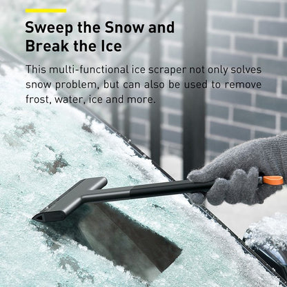 Multifunctional Car Glass Snow Scraper Deicing Tool