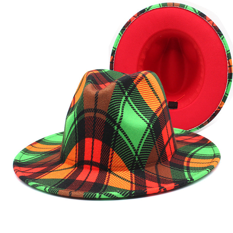Men's Women's Double-sided Wool Fedora Hat