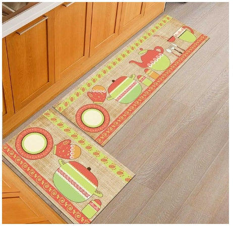 Floor mats, non-slip, oil-proof, household machine washable door mats