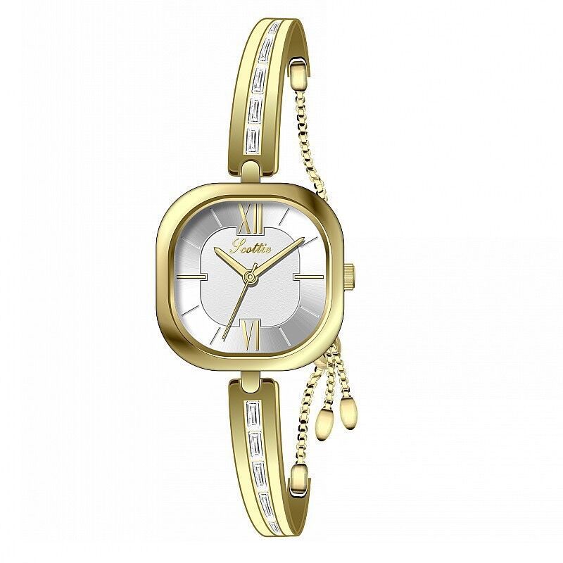 Women's Alloy Chain Strap Light Luxury Bracelet Watch