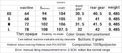 Women's Casual Loose Fitting Suit Pants Faux Leather Set