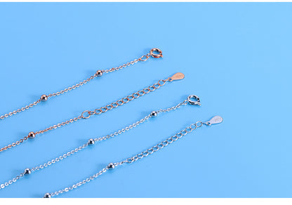 Round Beads Beanie Spacer Beads Choker Necklace