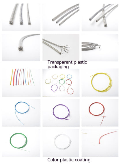 304 Stainless Steel Invisible Anti-theft Protecting Wire Net Steel Wire Coated Rope Steel