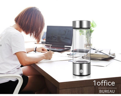 Portable Hydrogen Water Bottle Rechargeable Generator
