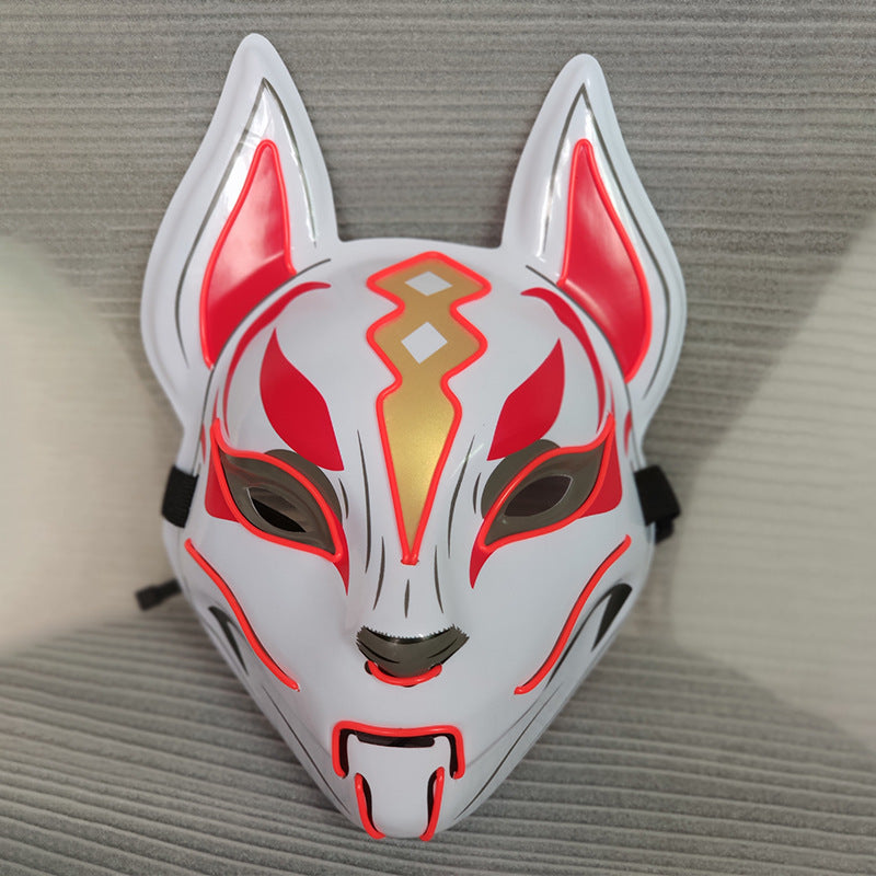 Glowing Cat Face Mask Demon Slayer Cosplay Props