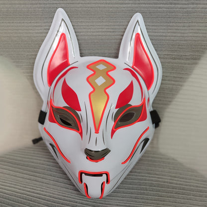 Glowing Cat Face Mask Demon Slayer Cosplay Props