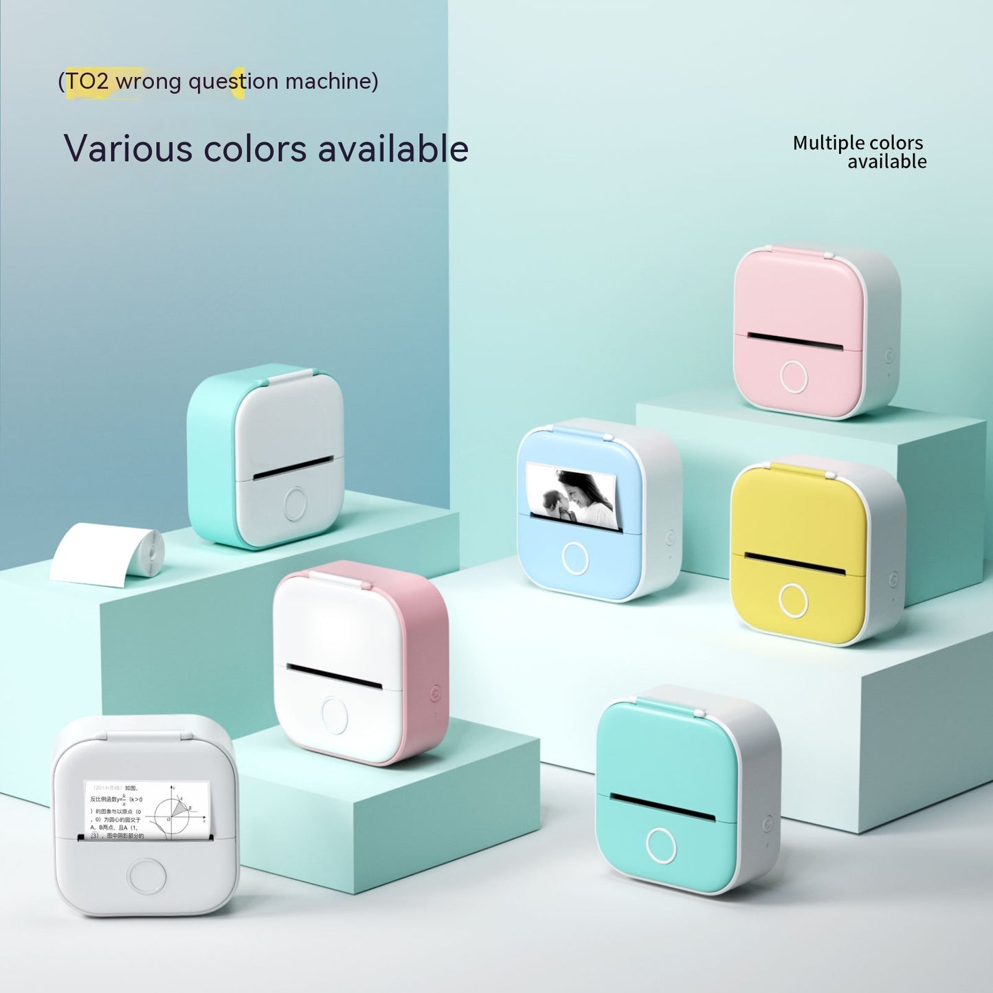 Mini Portable Thermal Label Printer - Ideal for Students and Price Tags