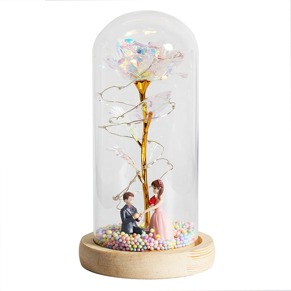 Enchanted Forever Rose LED Christmas Decor