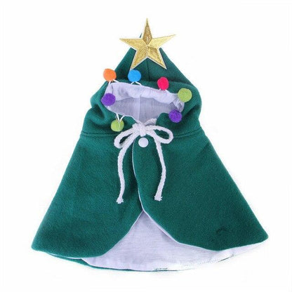 Christmas Halloween Cat Cape Costume