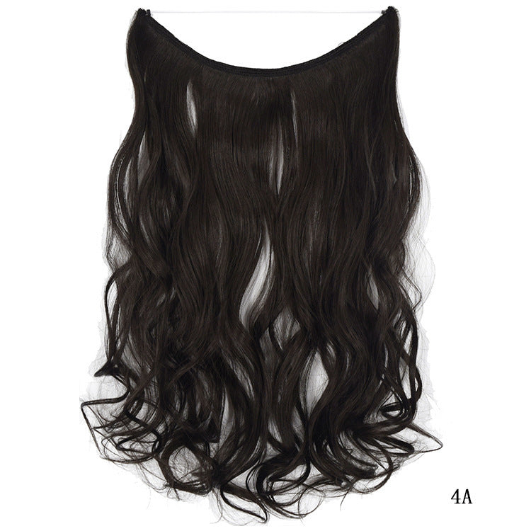 22 Inch Invisible Wire Hair Extensions Synthetic