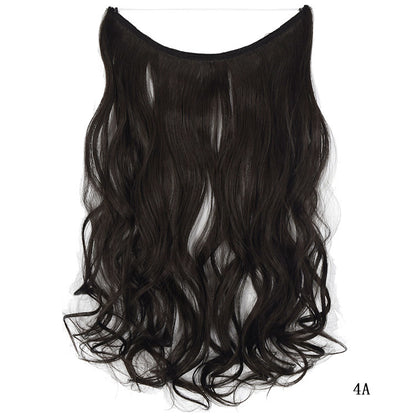 22 Inch Invisible Wire Hair Extensions Synthetic