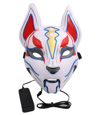Glowing Cat Face Mask Demon Slayer Cosplay Props