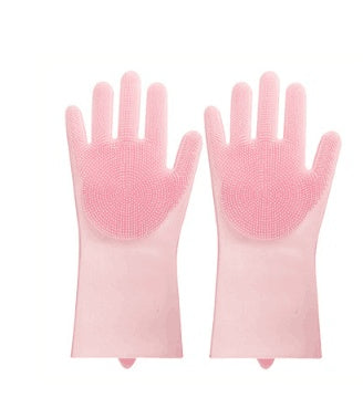 Silicone Heat-Resistant Scrubbing Gloves