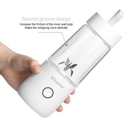 350ml Portable USB Rechargeable Blender Juicer and Mixer