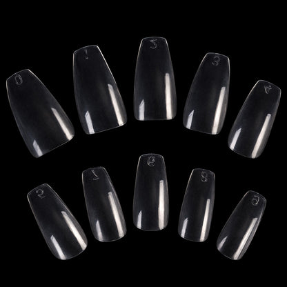 Long Ballerina False Nails Full Coverage