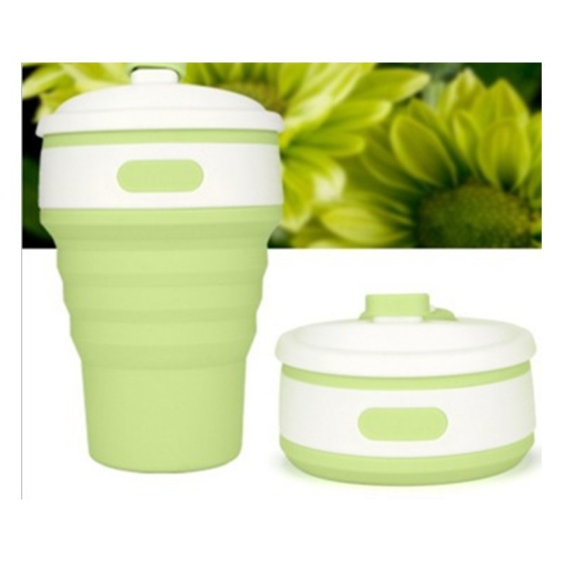 Collapsible Silicone Coffee Mug Travel Cup BPA-Free