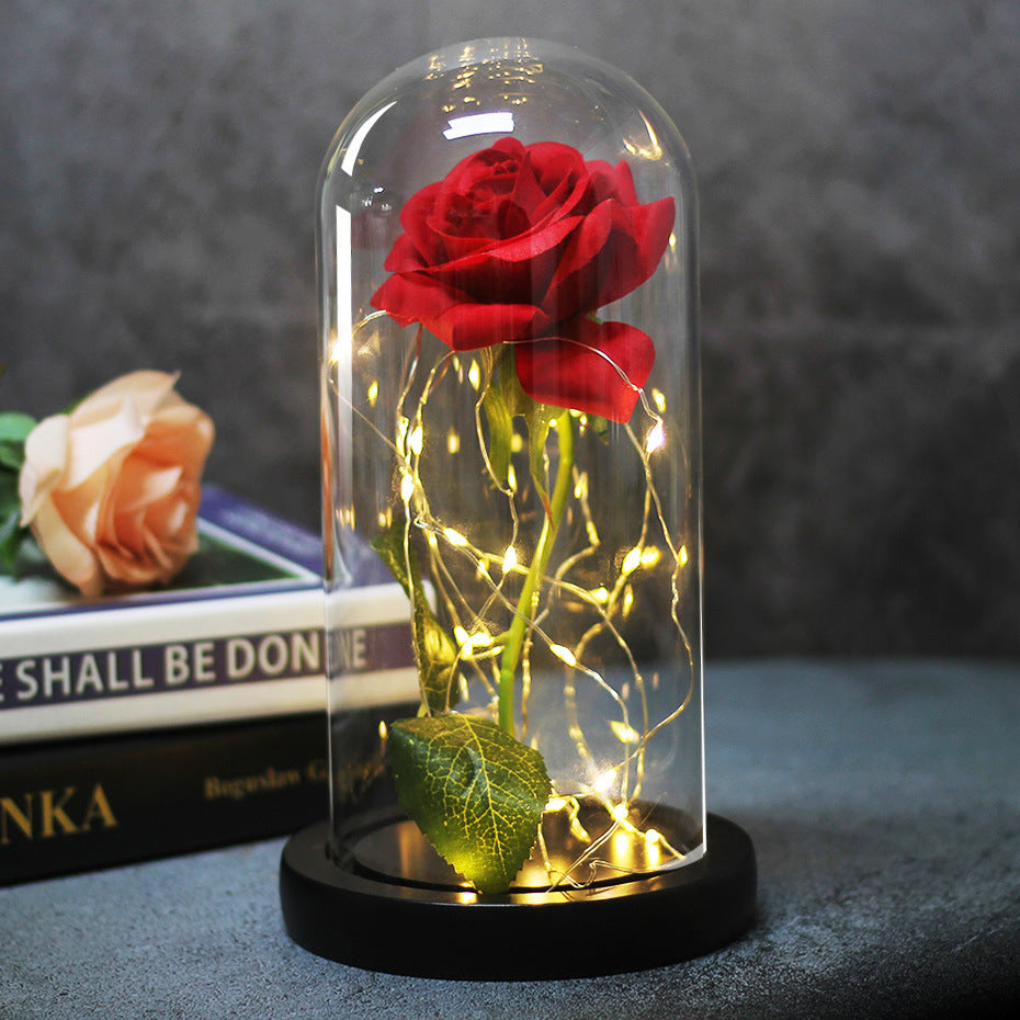 Enchanted Forever Rose LED Christmas Decor