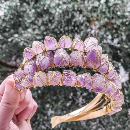 Quartz Crystal Wedding Crown