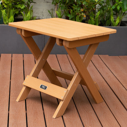 TALE Portable Folding Adirondack Side Table - All-Weather & Fade-Resistant